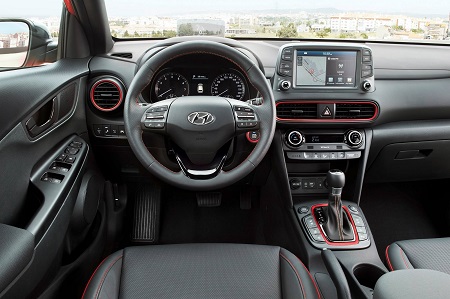 Cockpit des neuen Hyundai Kona Bildquelle: hyundai.de