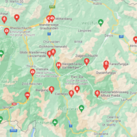 Leihwagen für den Urlaub, Wandern in Graubünden Quelle: Google Maps