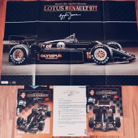 Sammlerbausatz Lotus Renault 97T von Ayrton Senna mit Poster