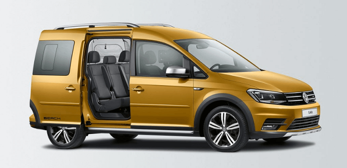 VW Caddy Maxi Erfahrungen Seitenansicht des Caddy Beach Bildquelle: Volkswagen