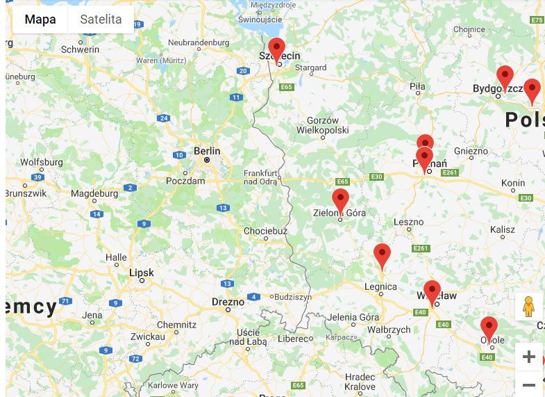 Übersicht Karten von Seat Händlern in Polen ReimportImport Seat Leon Cupra 290 aus Polen